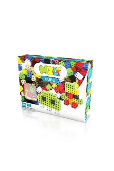 Klocki konstrukcyjne Meli Cube 100 szt