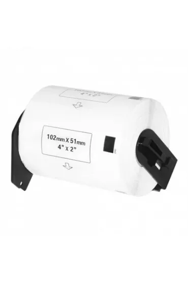 DrTusz Etykiety DK-11240 Zamienniki do Brother (DK-11240) (Bia�y) (600 szt., 102 mm, 51 mm)