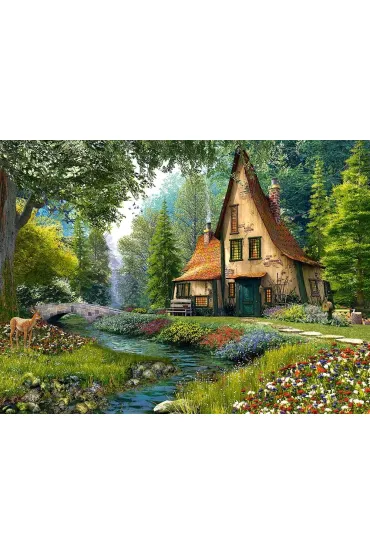 Puzzle 2000 el. Toadstool Cottage Castorland