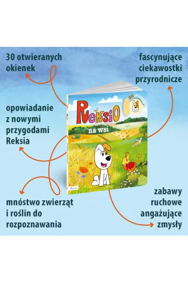 Reksio na wsi. Ksi��ka z okienkami - Maria Szarf