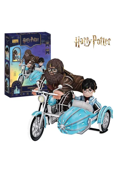 Puzzle 3D Harry Potter Motocykl Hagrida Cubic Fun