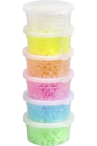 Koraliki do zaprasowywania fluo 6 kolor�w Knorr Prandell