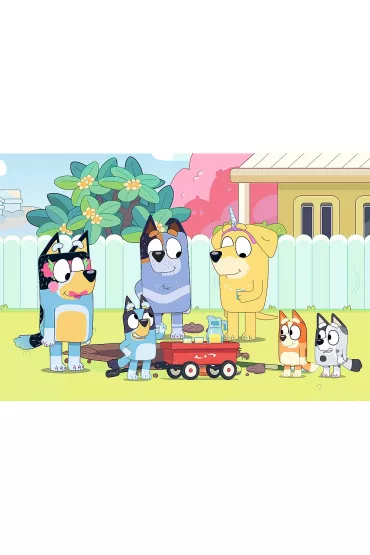 Puzzle 100 el. Wesoy wiat Bluey Trefl