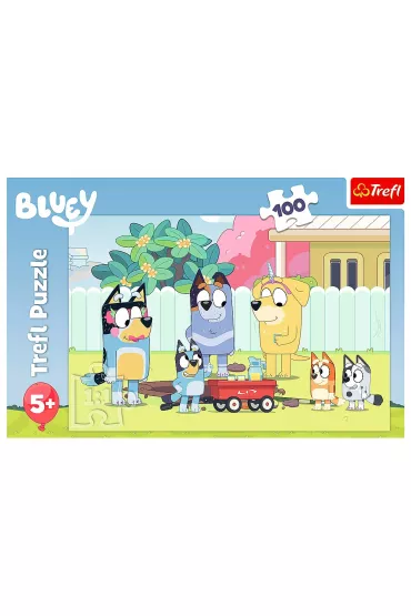 Puzzle 100 el. Wesoy wiat Bluey Trefl