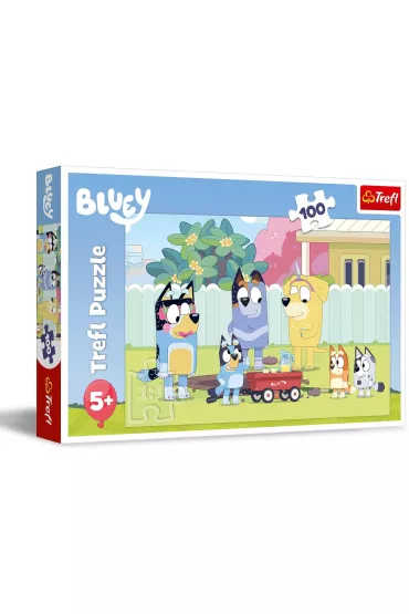 Puzzle 100 el. Wesoy wiat Bluey Trefl