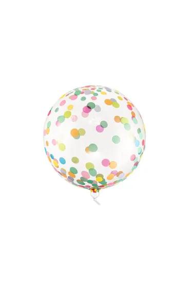 PartyDeco Balon Kula w kropki 40cm