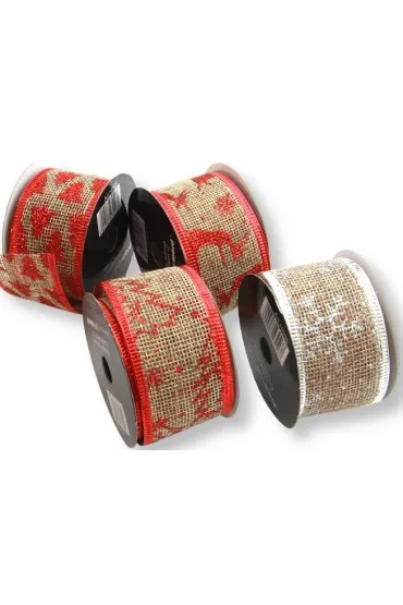 Polsirhurt Wst��ka jutowa z nadrukiem 30 mm x 2 m