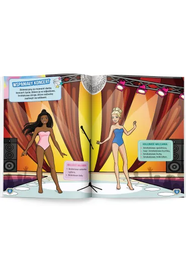 Barbie. Ubieranki naklejanki