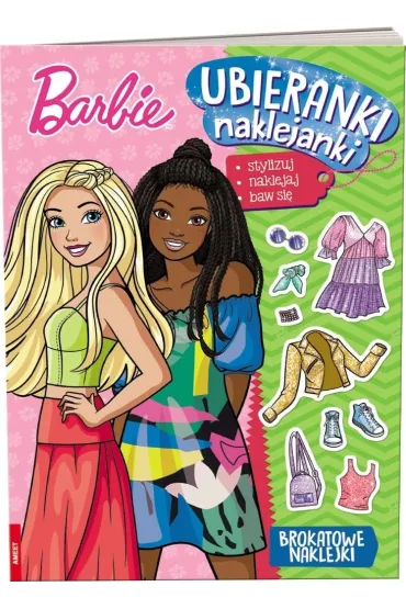 Barbie. Ubieranki naklejanki
