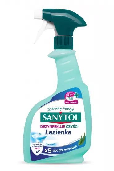 Sanytol Spray do azienki o zapachu eukaliptusa czyci usuwa kamie i dezynfekuje 500 ml