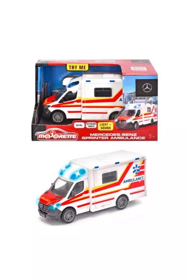 Pojazd Majorette Grand Mercedes Ambulans 12,5 cm