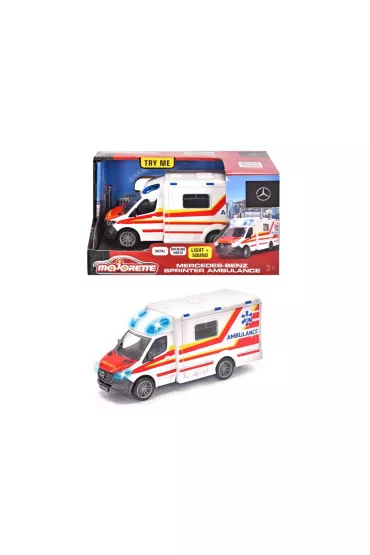 Pojazd Majorette Grand Mercedes Ambulans 12,5 cm