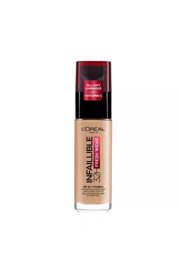 LOreal Paris Infaillible 32H Fresh Wear Foundation d�ugotrwa�y podk�ad do twarzy 140 Golden Beige 30 ml