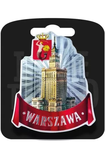 Pan Dragon Magnes I love Poland Warszawa ILP-MAG-A-WAR-26