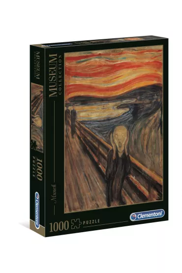 Puzzle 1000 el. Museum Collection. Munch, L'Urlo Clementoni