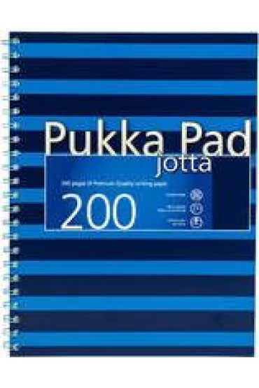 Pukka Pad Project Book A4 Neon Dots niebieski kratka 100 kartek