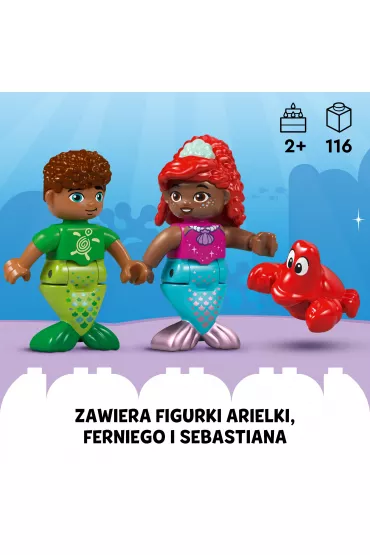 LEGO DUPLO Disney Magiczny podwodny paac Arielki 10435
