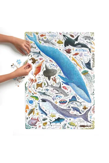 Puzzle Puzzlove CzuCzu 500 el. Ryby i zwierz�ta wodne Bright Junior Media