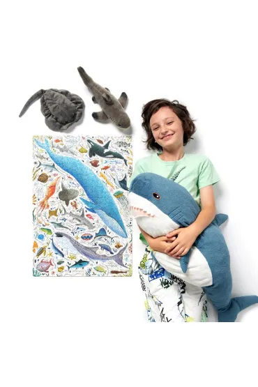 Puzzle Puzzlove CzuCzu 500 el. Ryby i zwierz�ta wodne Bright Junior Media