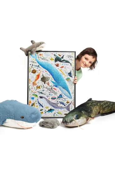 Puzzle Puzzlove CzuCzu 500 el. Ryby i zwierz�ta wodne Bright Junior Media