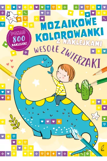 Mozaikowe kolorowanki. Weso�e zwierzaki