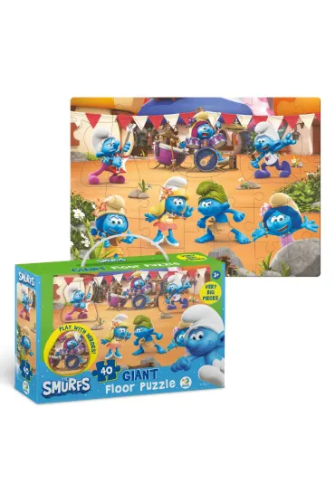 Puzzle pod�ogowe 40 Muzyka gra Smerfy Dodo