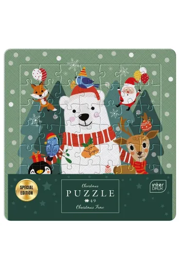 Puzzle w ramce  49 element�w. BN Christmas Time Interdruk