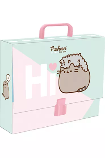 St. Majewski Teczka z rczk A4 XL, Pusheen