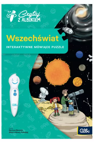 Czytaj z Albikiem. Wszech�wiat. Interaktywne m�wi�ce puzzle 100 el. - Jan Smolik