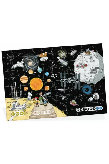 Czytaj z Albikiem. Wszech�wiat. Interaktywne m�wi�ce puzzle 100 el. - Jan Smolik