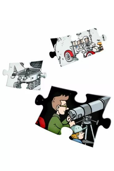 Czytaj z Albikiem. Wszech�wiat. Interaktywne m�wi�ce puzzle 100 el. - Jan Smolik