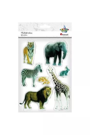 Titanum Naklejki �elowe Zoo 7 szt.