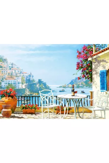 Puzzle 1000 el. Mediterranean Wine for Two Castorland