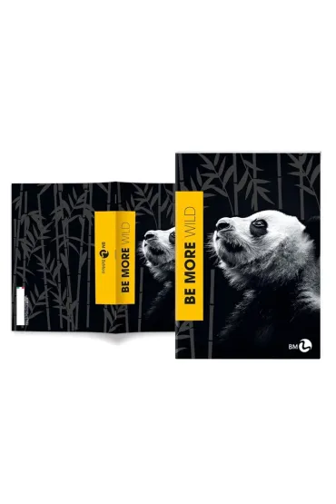 Zeszyt A4 Be More Wild w lini� 72 strony 100g. 1szt.mix