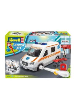 PROMO Revell 00806 Karetka pogotowia ambulans do skrcania Junior Kit Cobi