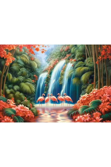 Puzzle 500 el. Flamingo Paradise CASTORLAND B-54190