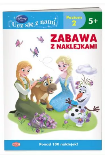Zabawa z naklejkami. Kraina Lodu