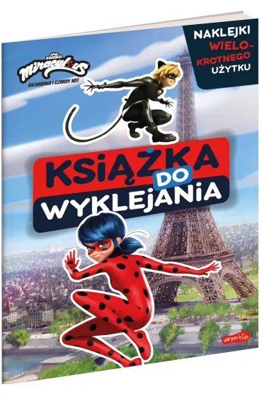 Miraculous: Biedronka i Czarny Kot. Ksi��ka do wyklejania