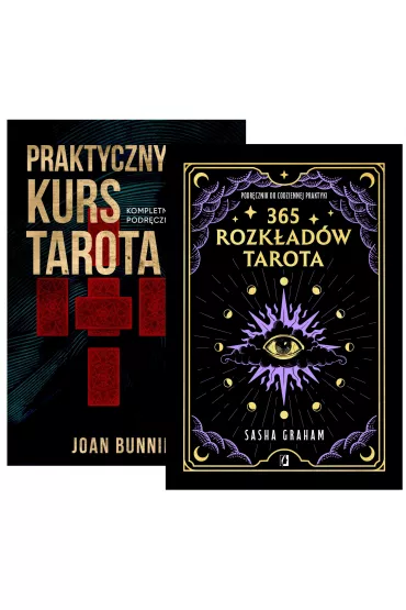Pakiet Praktyczny kurs Tarota. Kompletny podr�cznik dla ka�dego, 365 rozk�ad�w Tarota. Podr�cznik do codziennej praktyki