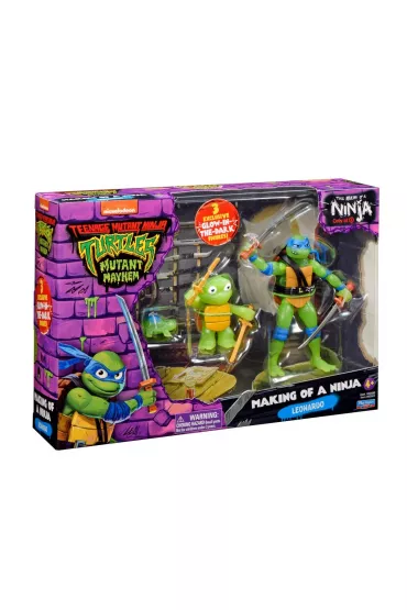 Wojownicze ��wie Ninja Evolution. Leonardo 3-pak, figurka