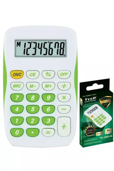 Toor Kalkulator kieszonkowy 8-pozycyjny TR-295-N