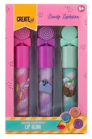 Zestaw b�yszczyk�w Candy Create It! Canenco
