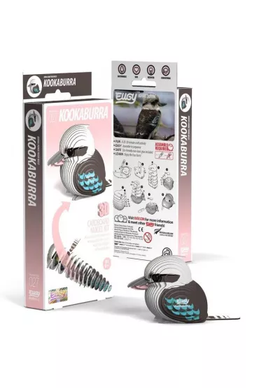 Ptak Kukabura Chichotliwa Eugy. Eko Uk�adanka 3D