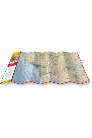USA Southwest road and tourist map 1:1 350 000 laminat 2025
