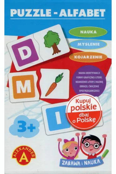 Puzzle Zabawa i nauka. Alfabet Alexander