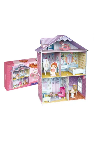 Puzzle 3D 60 el. Little Artist's Dollhouse Cubic Fun
