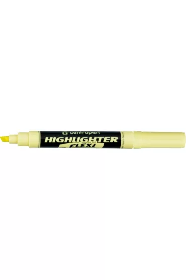 Centropen Zakreslacz flexi soft highlighter 8542 ��ty pastel