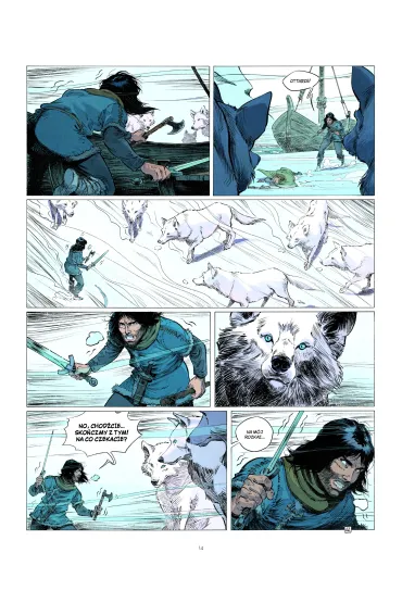 Szron i ogie. Thorgal. Saga - Jean-Blaise Djian, Olivier  Legrand