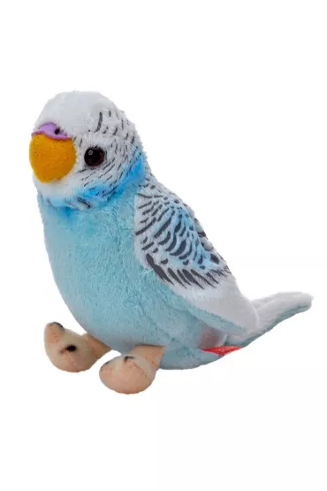 Papuga falista niebieska 13cm Beppe