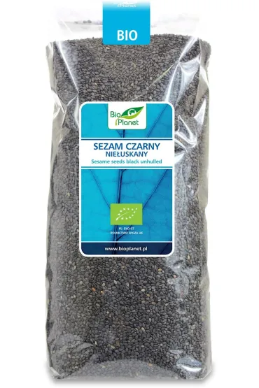 Bio Planet Sezam czarny nie�uskany 1 kg Bio